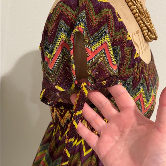 Chevron Patterned Dress - Picture 5 of 6